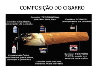 COMPOSIÇÃO DO CIGARRO
 