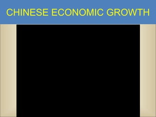 CHINESE ECONOMIC GROWTH

 
