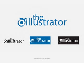 Selected logo: The illustrator
 