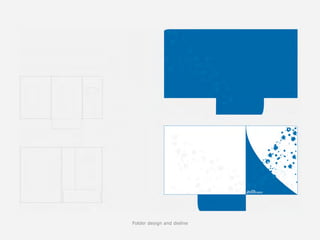 Folder design and dieline
 
