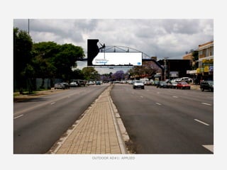 OUTDOOR AD#1: APPLIED
 