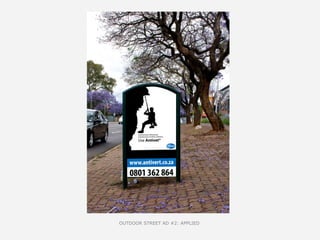 OUTDOOR STREET AD #2: APPLIED
 