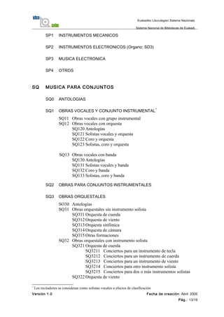 Defectos Instrumentales Clasificación grabaciones sonoras | DOC