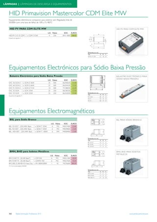 Tabela iluminacao-profissional-2012-alteracoes-junho-2