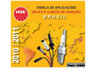 TABELA DE APLICAÇÕES
              VELAS E CABOS DE IGNIÇÃO
2010 / 2011        BRASIL
 