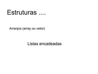 Hash
Como aproveitar as características de acesso constante de
uma estrutura de dados contigua (vetor, arranjo) ?

Pense na matrícula de alunos em uma universidade ?
Posso usá-la diretamente como um índice de um vetor ?
Como seria a complexidade de busca ? Quais problemas ?

 