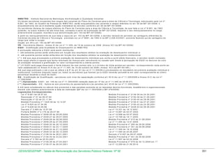 Tabela de remuneração