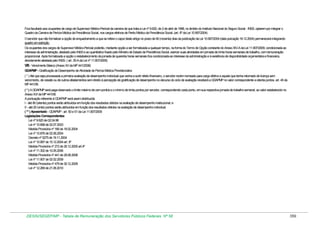 Tabela de remuneração