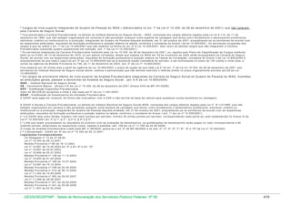 Tabela de remuneração