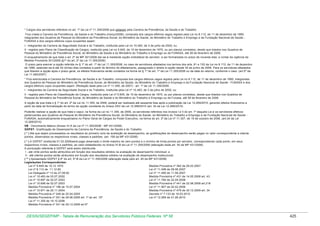 Tabela de remuneração