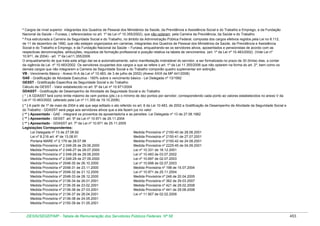 Tabela de remuneração