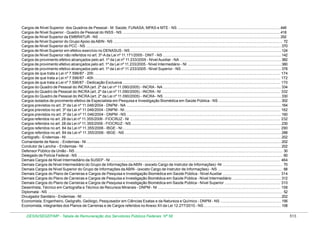 Tabela de remuneração