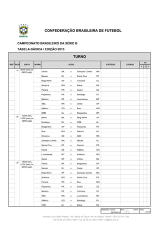 A tabela do Vitória na Série B do Brasileirão 2023; jogos e transmissões -  Cassio Zirpoli