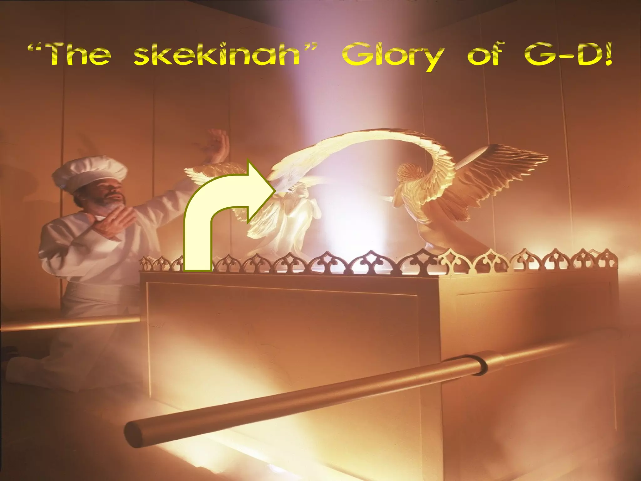 “The skekinah” Glory of G-D!
 
