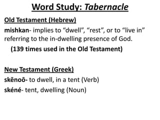 Tabernacle Introandoutercourt