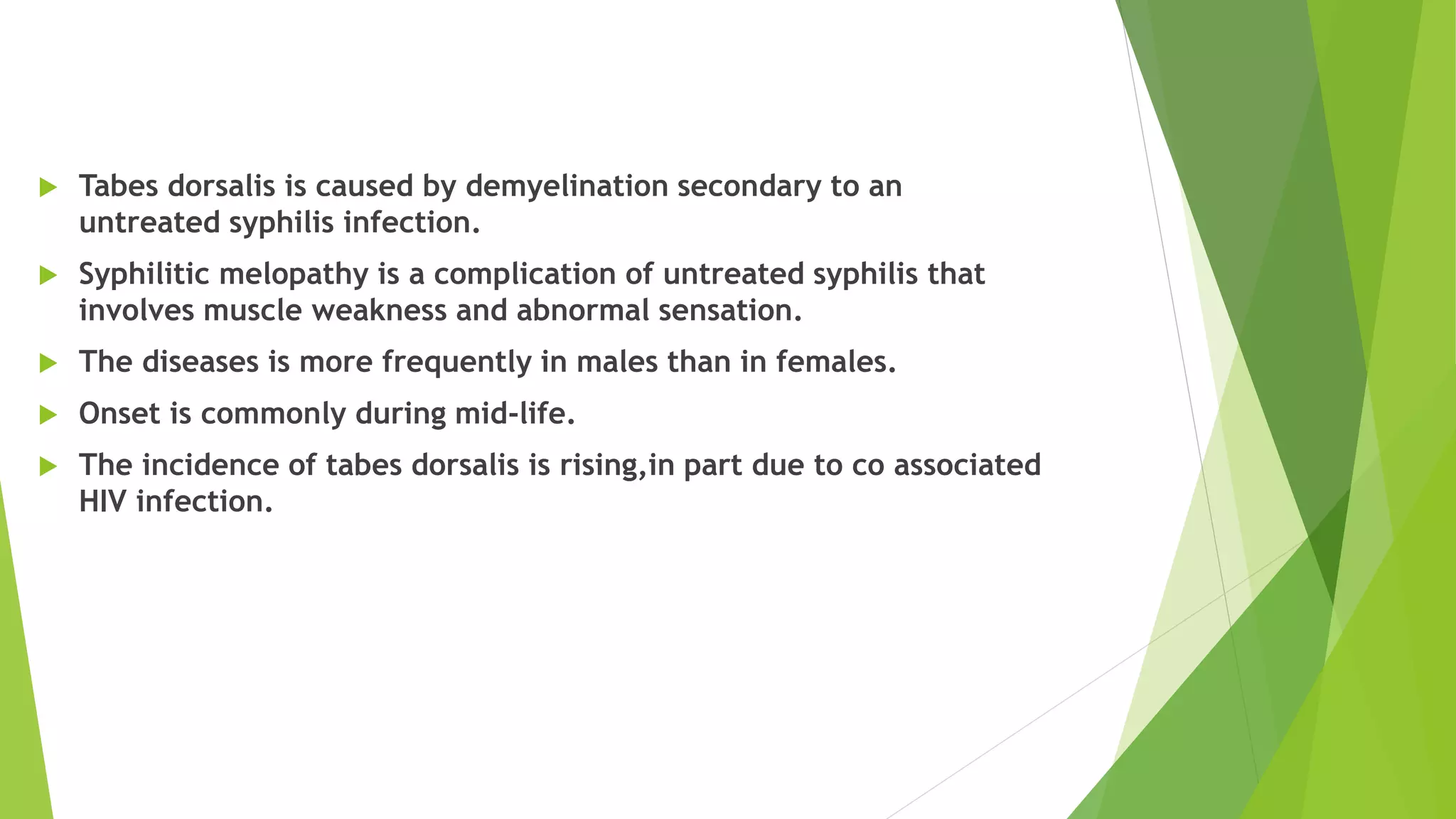 tabes dorsalis .pptx
