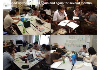 Brushed up the patterns again and again for several months.
 