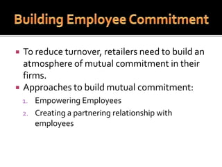Keeping Talent: Building Employee Commitment | PPT