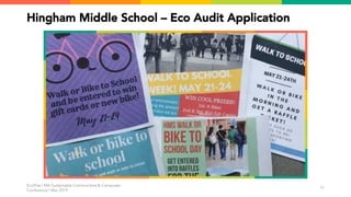 11
Hingham Middle School – Eco Audit Application
EcoRise | MA Sustainable Communities & Campuses
Conference | Mar 2019
 