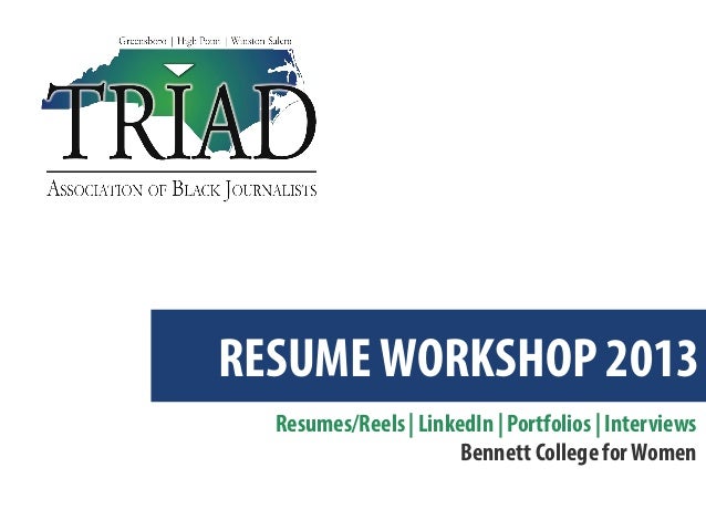 resume workshop presentation
