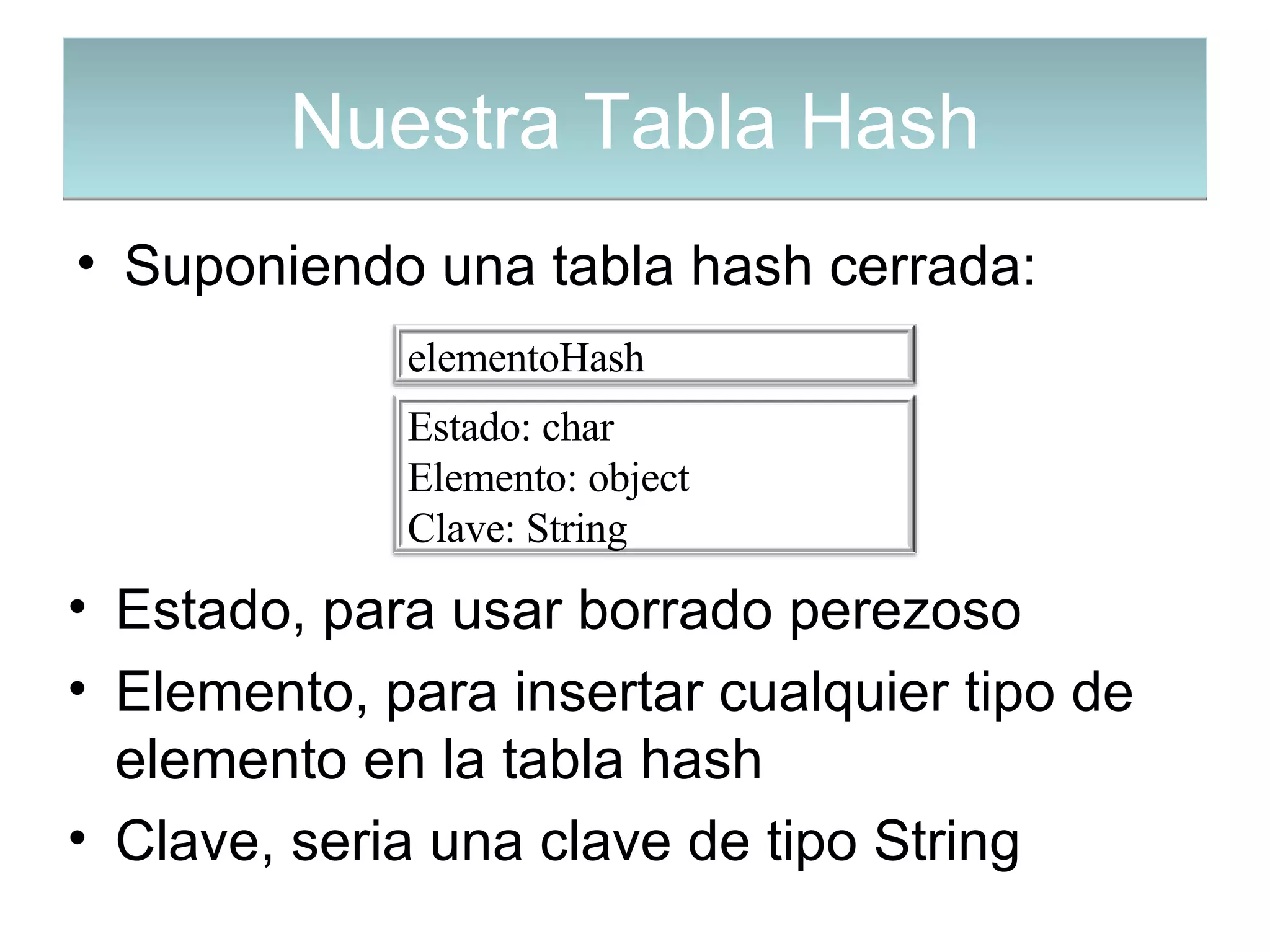 Tabla Hash (Sergio González Amor)