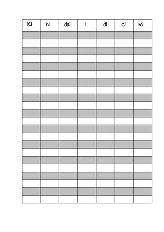 Tabla Conversion Unidades Medida