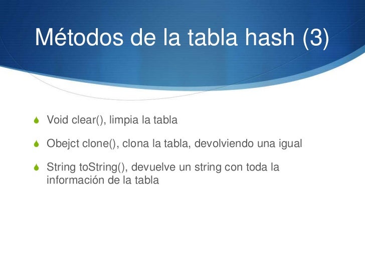 Tabla hash
