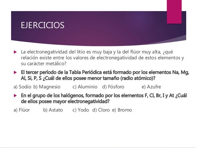 34 ejercicios la electronegatividad - Tabla Periodica Grupos Periodos Electronegatividad Y Radio Atomico 34 ejercicios la electronegatividad - Tabla Periodica Grupos Periodos Electronegatividad Y Radio Atomico