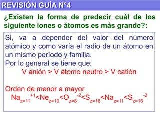 REVISIÓN GUÍA N°4