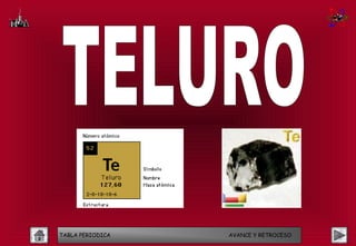 TABLA PERIODICA   AVANCE Y RETROCESO
 