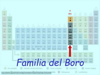 Familia del Boro
13
IIIA
 