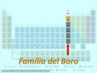 Familia del Boro
13
IIIA
 