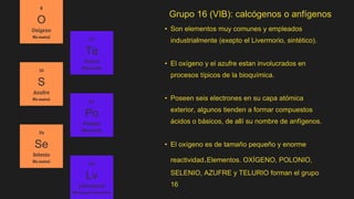 Calcogenos tabla periodica (1).pptxgfygygygygygygygygy | PPTX