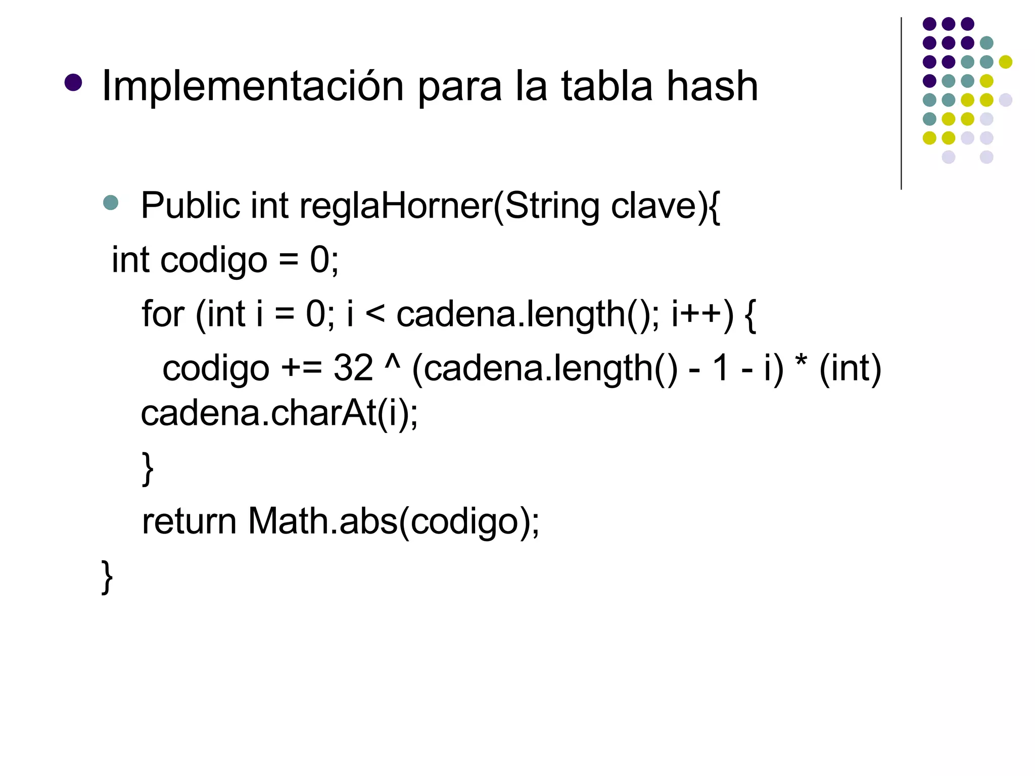 Tablas hash (Héctor Fernández Rabanal)