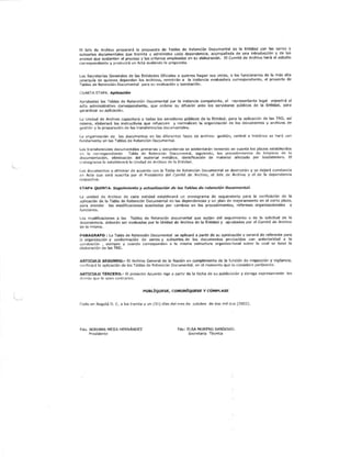 Tablas de retención documental