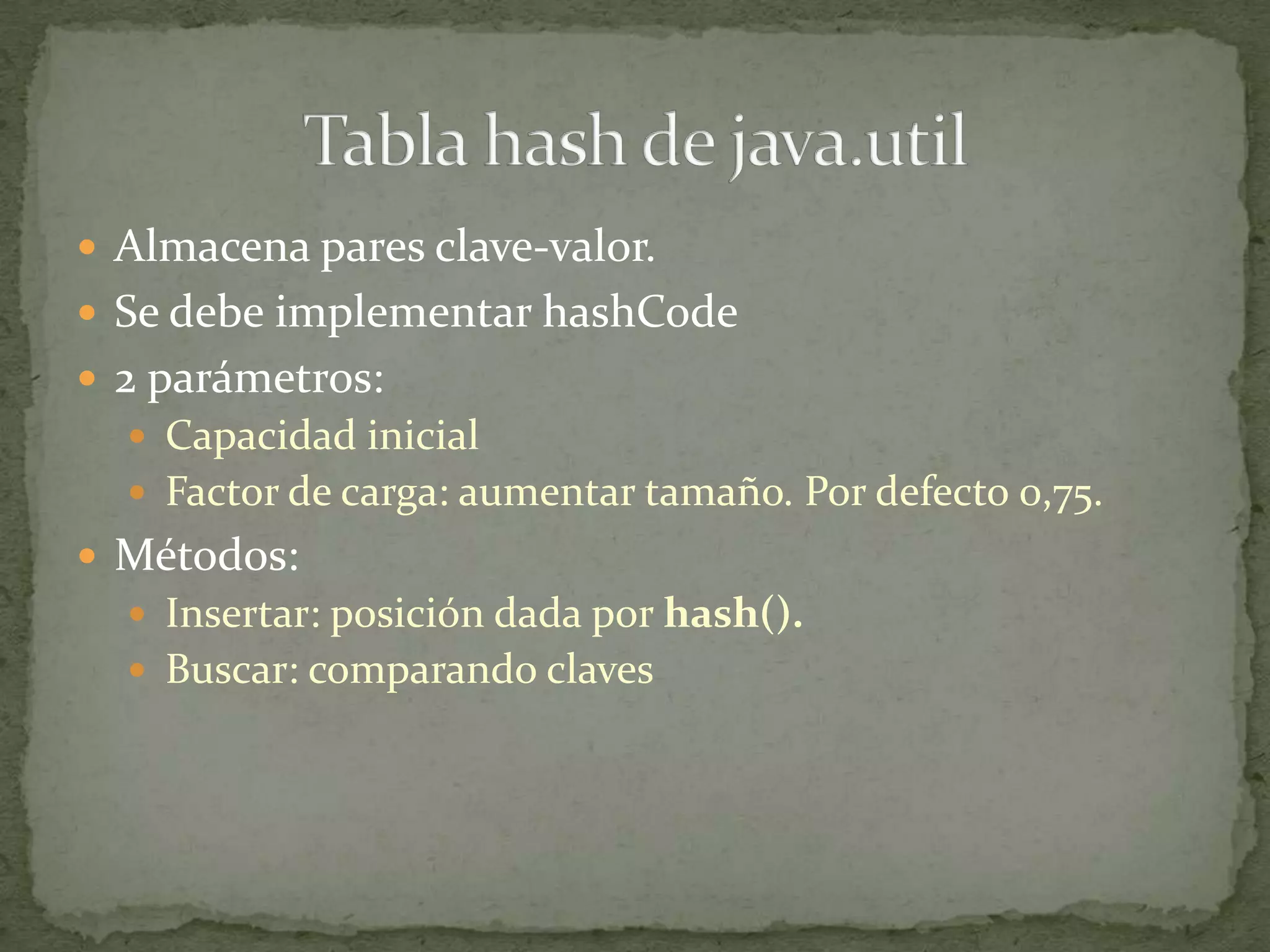Tablas Hash Java Ejemplo at Paul Maxwell blog