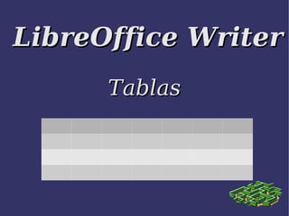   LibreOffice Writer Tablas 