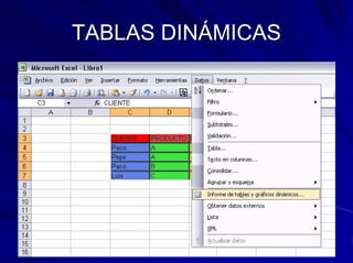 TABLAS DINÁMICAS
 