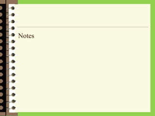 Notes
 