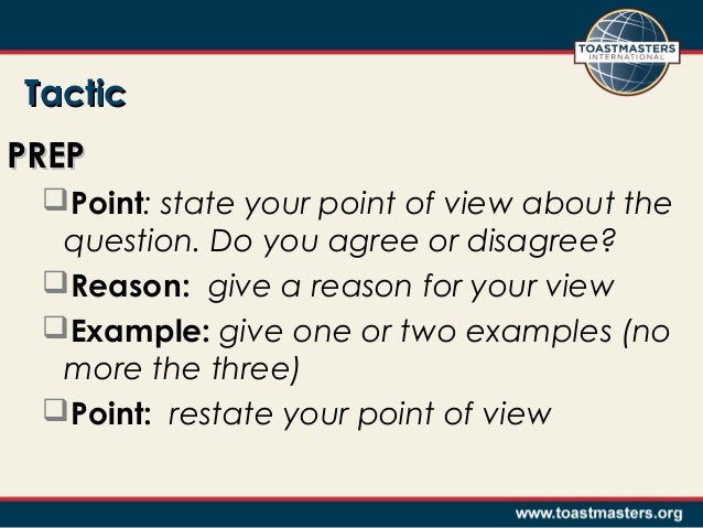Toastmasters Table Topics Questions