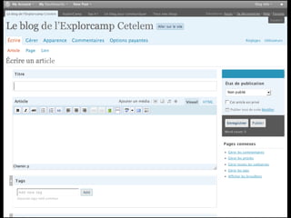 Blogs :  Publier, partager, et converser avec sa communauté