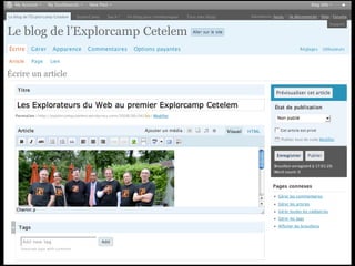 Blogs :  Publier, partager, et converser avec sa communauté