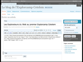 Blogs :  Publier, partager, et converser avec sa communauté
