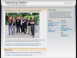 Blogs :  Publier, partager, et converser avec sa communauté