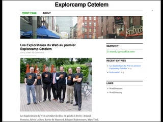 Blogs :  Publier, partager, et converser avec sa communauté