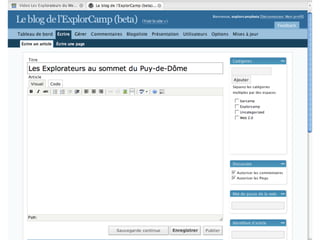 Blogs :  Publier, partager, et converser avec sa communauté
