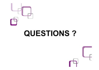 QUESTIONS ?
 