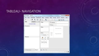 TABLEAU- NAVIGATION
 