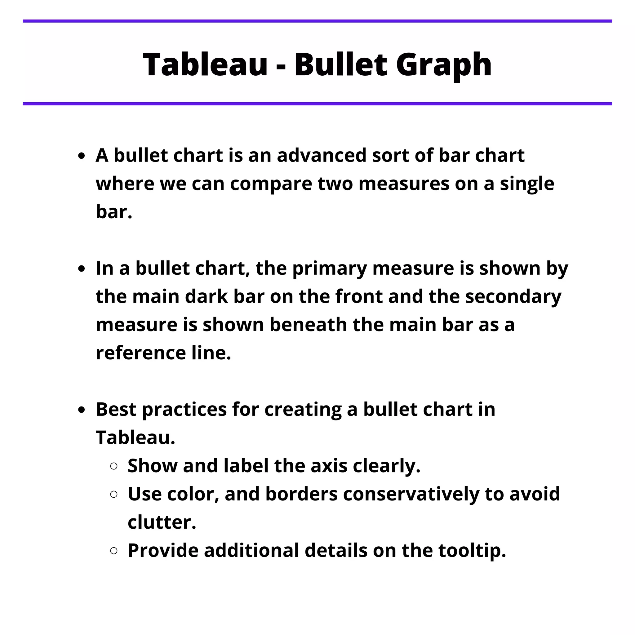 Tableau bullet graph | PDF