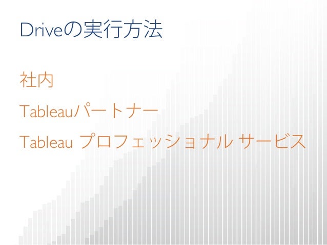 Tableau Drive 企業に導入する新しい方法
